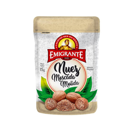 NUEZ MOSCADA MOLIDA EL EMIGRANTE 15G NUEZ MOSCADA MOLIDA EL EMIGRANTE 15G