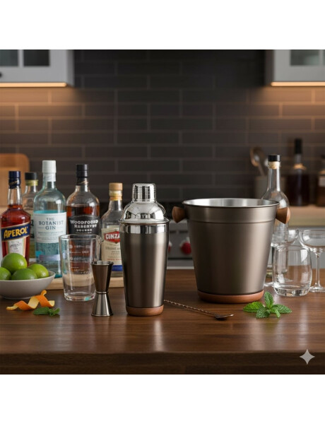 CHAMPAGNERA DETALLE MADERA EXT. NEGRO MATE D21CM CHAMPAGNERA DETALLE MADERA EXT. NEGRO MATE D21CM