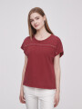 Remera Nedre Cereza Oscuro