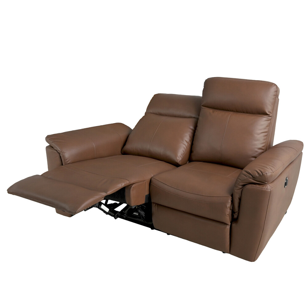 SOFA SILLÓN 2 CUERPOS RECLINABLE RETRACTIL CON SISTEMA ELECTRICO Y EN CUERO GENUINO SOFA SILLÓN 2 CUERPOS RECLINABLE RETRACTIL CON SISTEMA ELECTRICO Y EN CUERO GENUINO