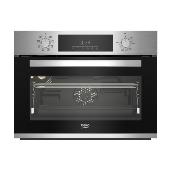 Horno empotrable compacto 48L con grill 45cm Beko BBCM12300X Horno empotrable compacto 48L con grill 45cm Beko BBCM12300X