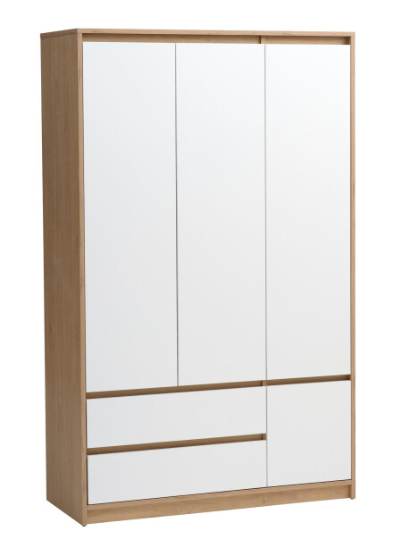 Armario BILLUND 119x193 blanco/roble Armario BILLUND 119x193 blanco/roble