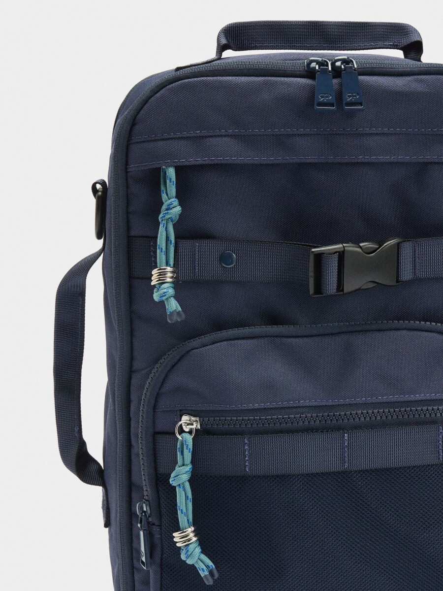 Mochila De Cabina De Nylon azul