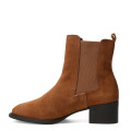 Botas de Mujer Bottero Caña Baja Con Elástico Marrón Camel