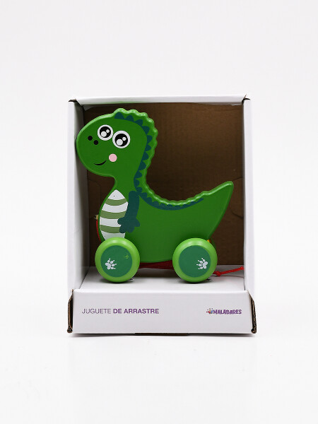 DINO DE ARRASTRE MADERA VERDE