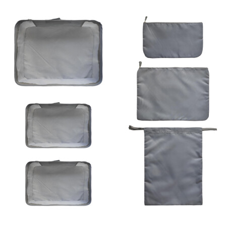 Organizador de tela 6pcs gris