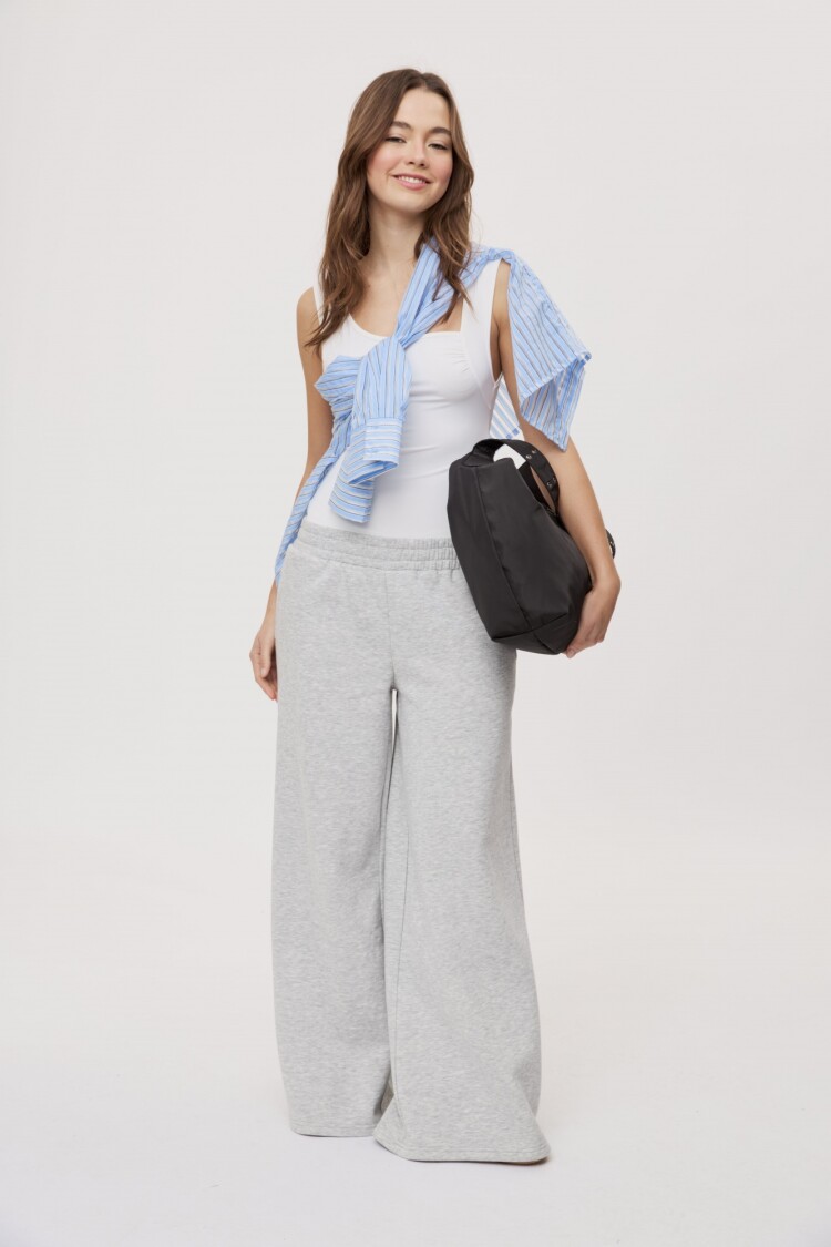 BABUCHA STROKES Gris Melange