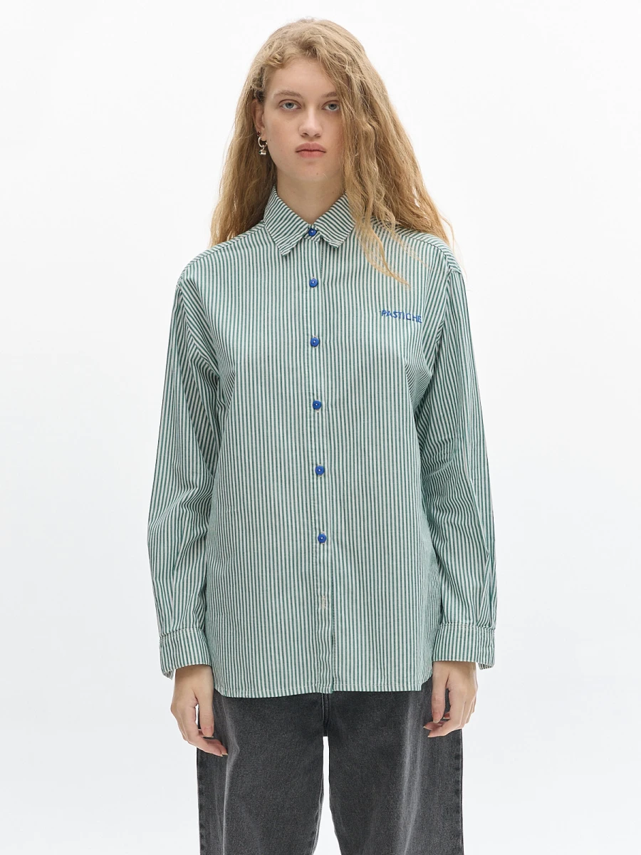 Camisa Noble Stripes - Verde 