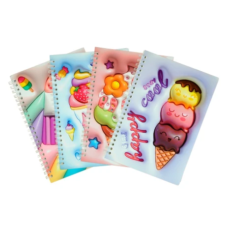 Cuaderno tapa dura helados Cuaderno tapa dura helados