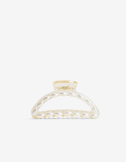 Broche Perla Broche Con Perlas - Blanco Nacarado/perlado