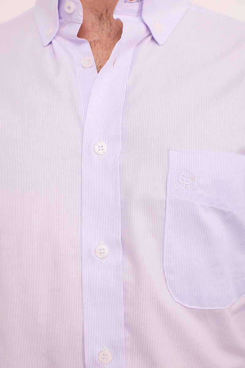 Camisa Rayada Purple Stripes
