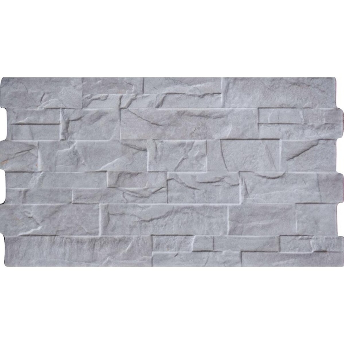 Revestimiento Imitación Piedra Flandes Blanco Mate "a" 25x50 Cm 