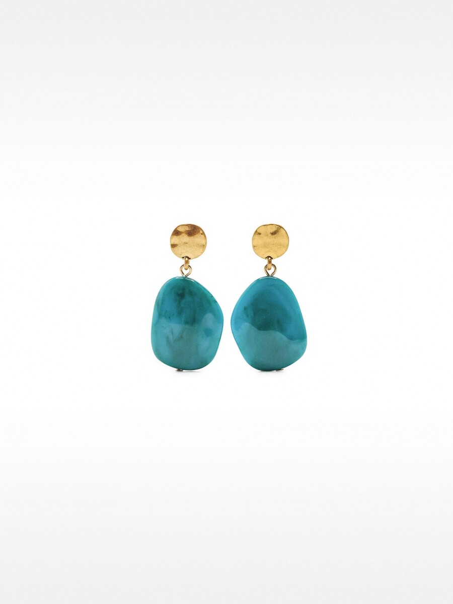 Pendientes Efecto Piedra verde