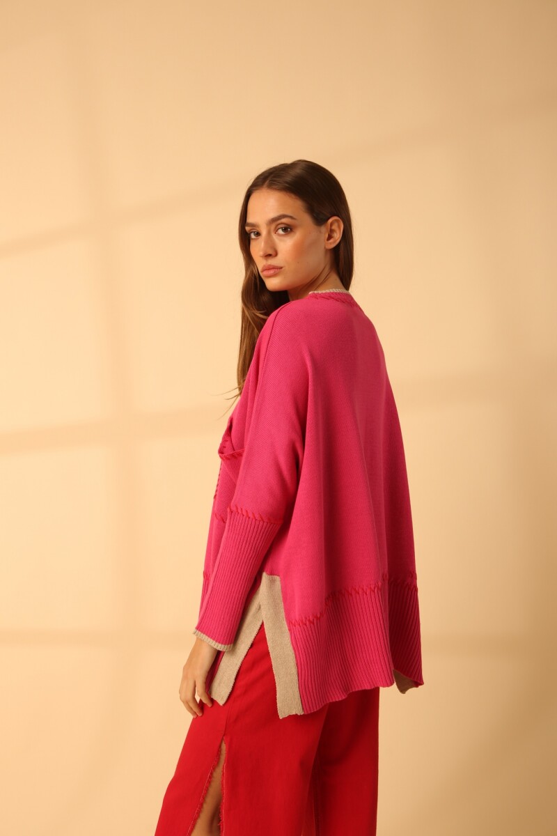 BUZO PAMELI POQUET Fucsia