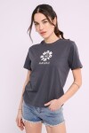 Remera estampada Azul