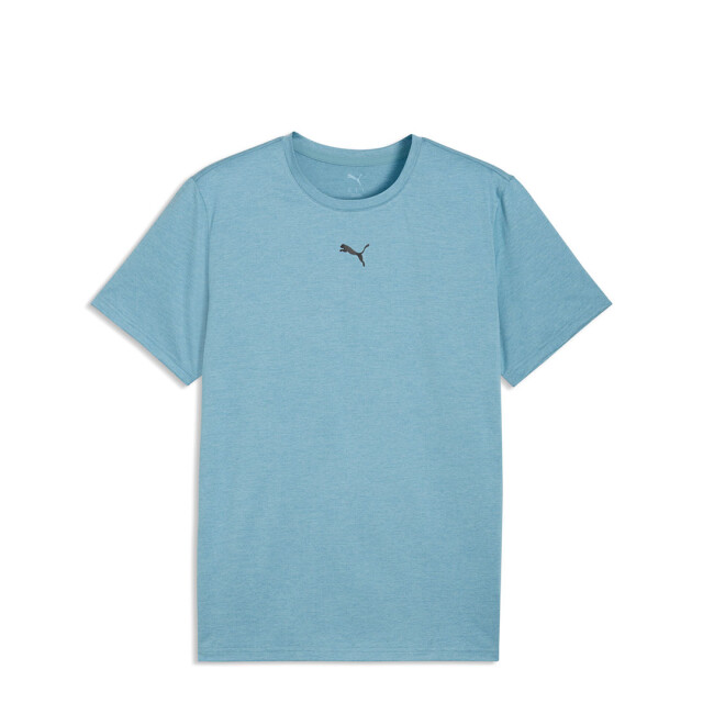 Remera de Hombre Puma Tad Ess Heather Cat Verde Claro