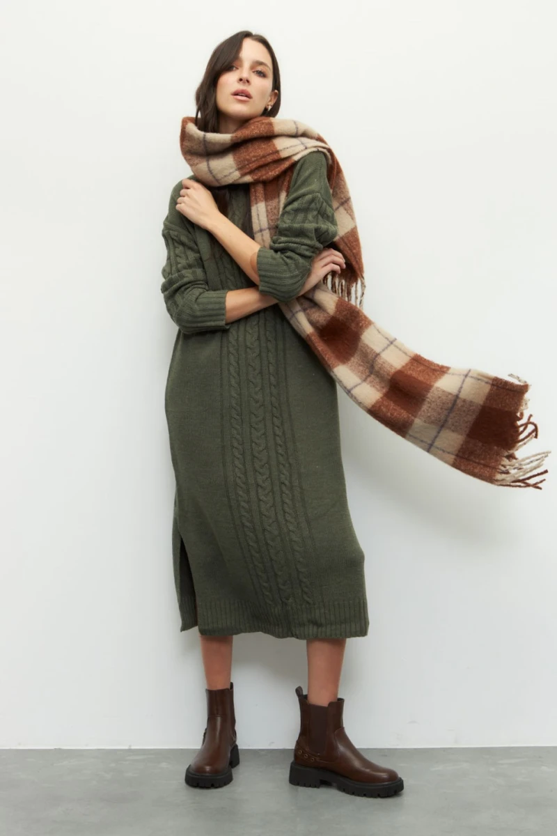 VESTIDO JEX Verde Oscuro