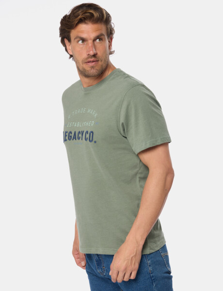 REMERA ESTAMPADA Verde