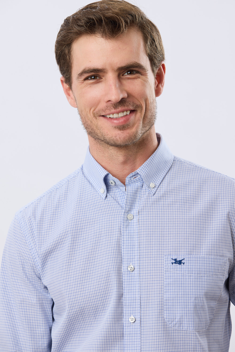 CAMISA CUADROS Azul