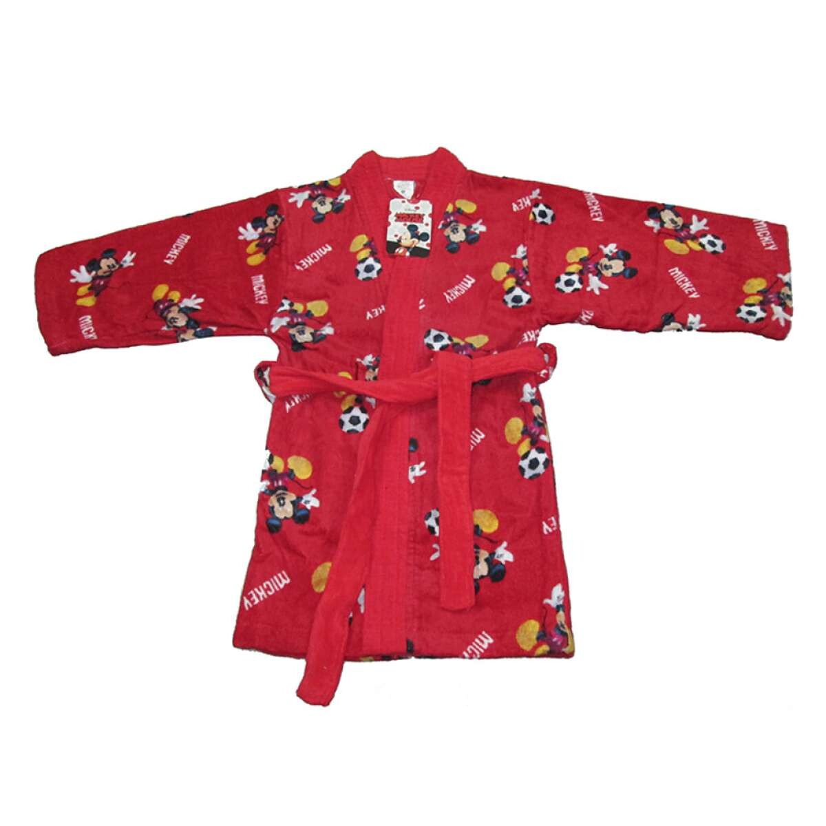 Bata de Baño Mickey de Algodón - Infantil 