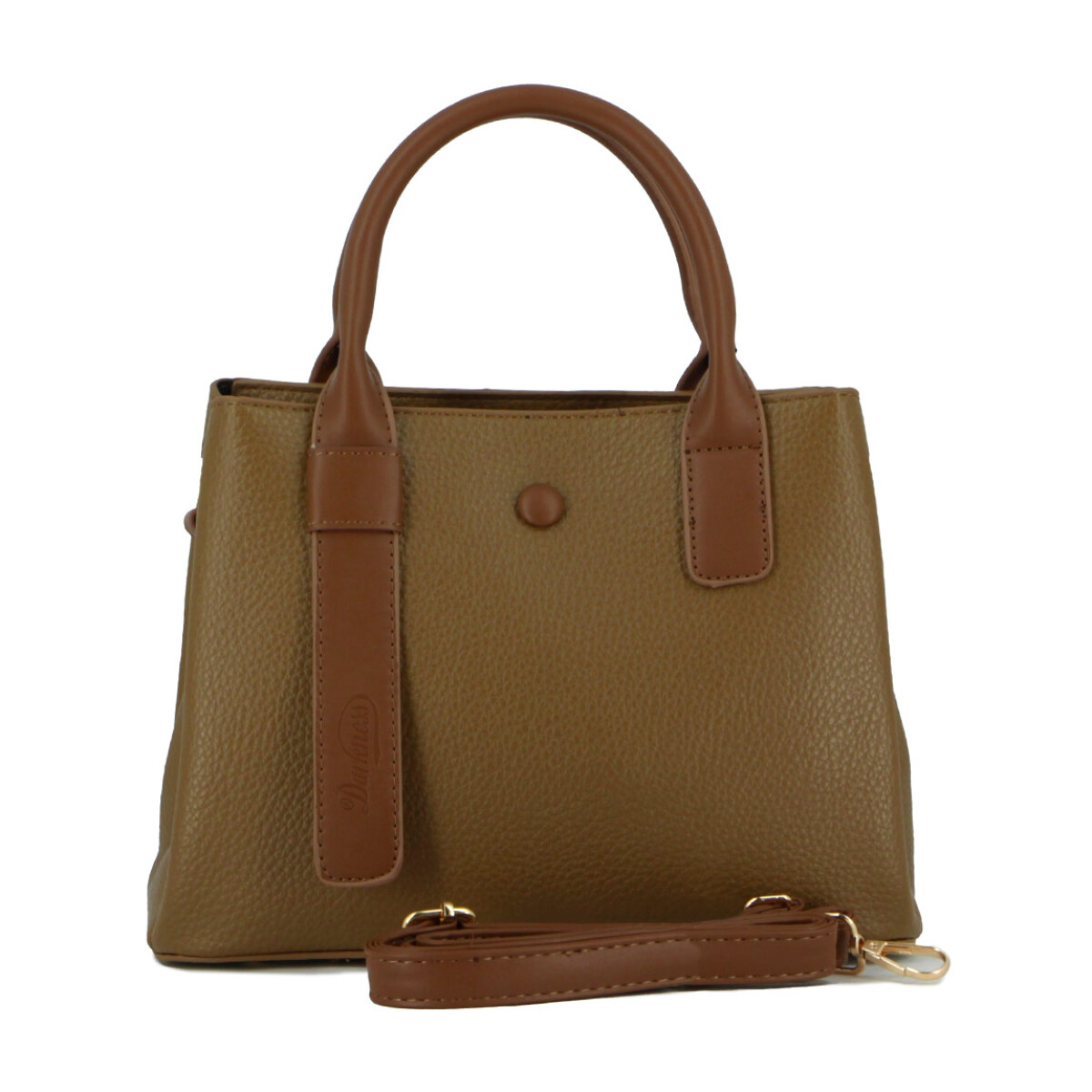 Cartera Mujer Darkness Con Correa - Marron 