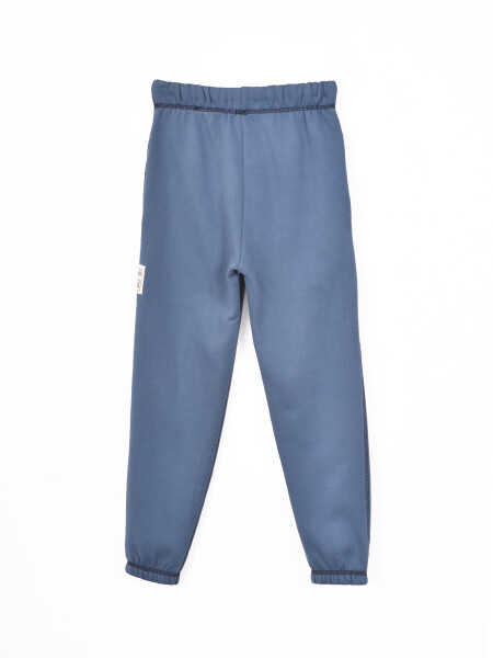 PANTALÓN PESPUN AZUL PIEDRA
