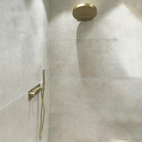 Griferia DUCHA TERMOSTATICA DE EMBUTIR ORO MATE 000