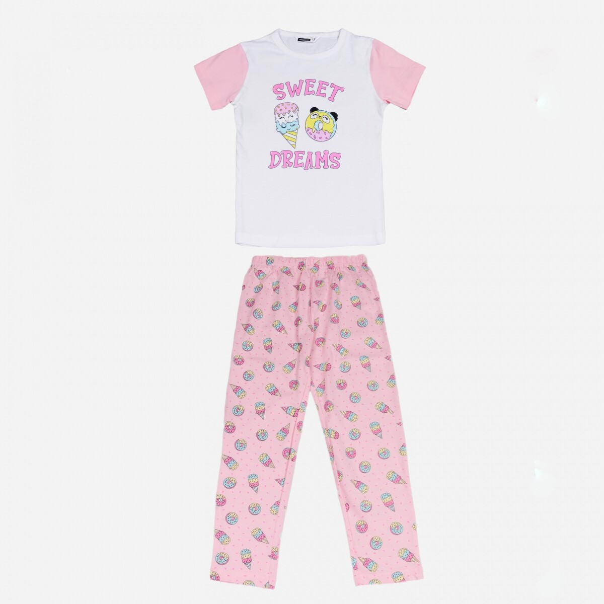 Conjunto de pijama manga corta - Rosa 