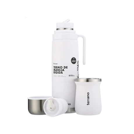 Kit Terrano Termo + Mate BLANCO