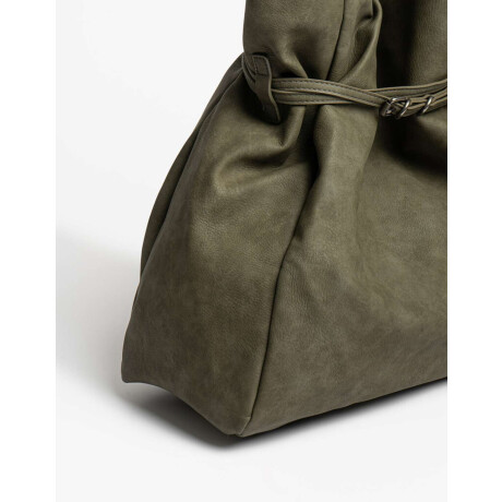 Cartera Formato Saca Chocolate Verde Oliva