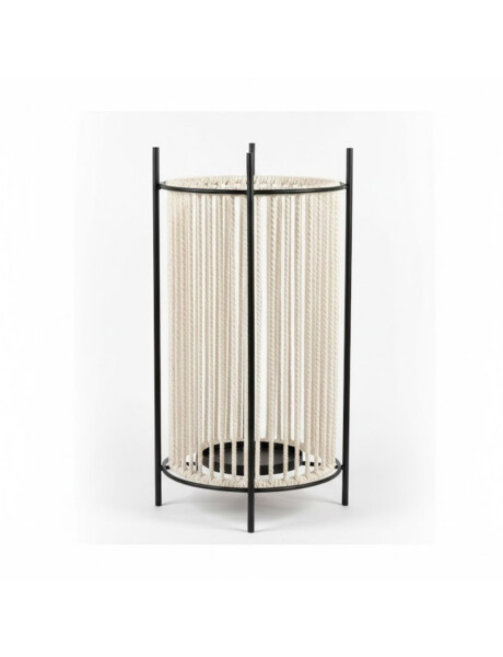 FANAL CILINDRICO METAL/CUERDA D14x28CM FANAL CILINDRICO METAL/CUERDA D14x28CM