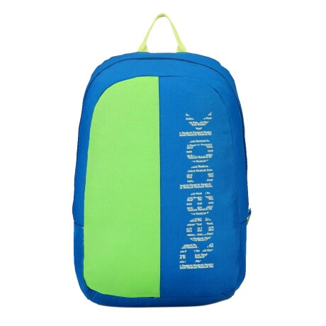 Mochila Infantil Reebok Essentials Escolar y Liceal Unisex Azul/verde