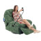 Sillónsillón Masajeador Poltrona Con Control Remoto Y Soporte Para Celular VERDE