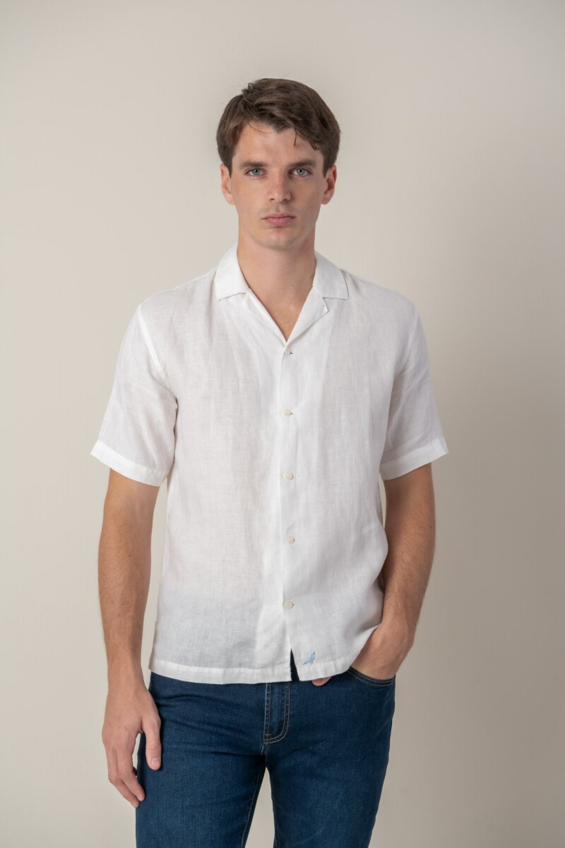 Hawaiana de Lino - Blanco 