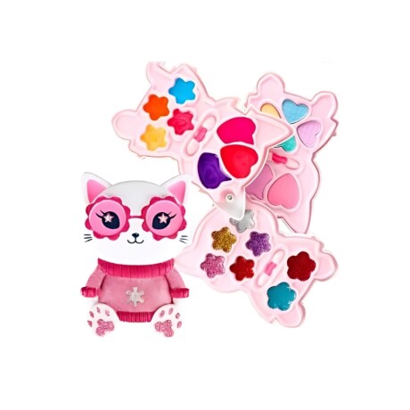 Set de Maquillaje Infantil 3 Pisos GATO
