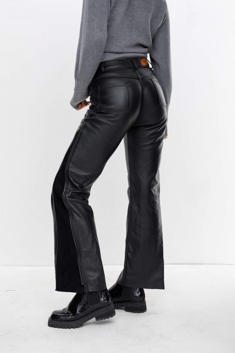 Pantalon Leather Golden - Negro 