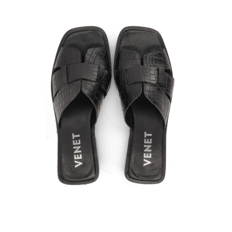 SANDALIAS VENET - CUERO GRANGER NEGRO