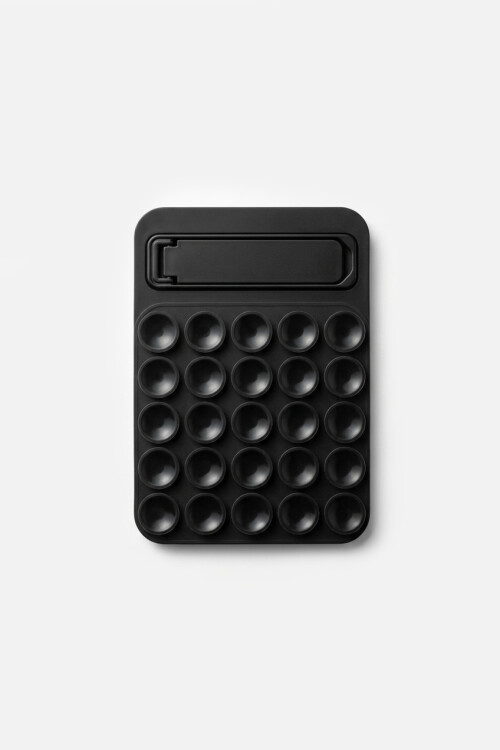 Ventosa de silicona para celular negro