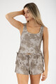 Pijama tie dye Gris