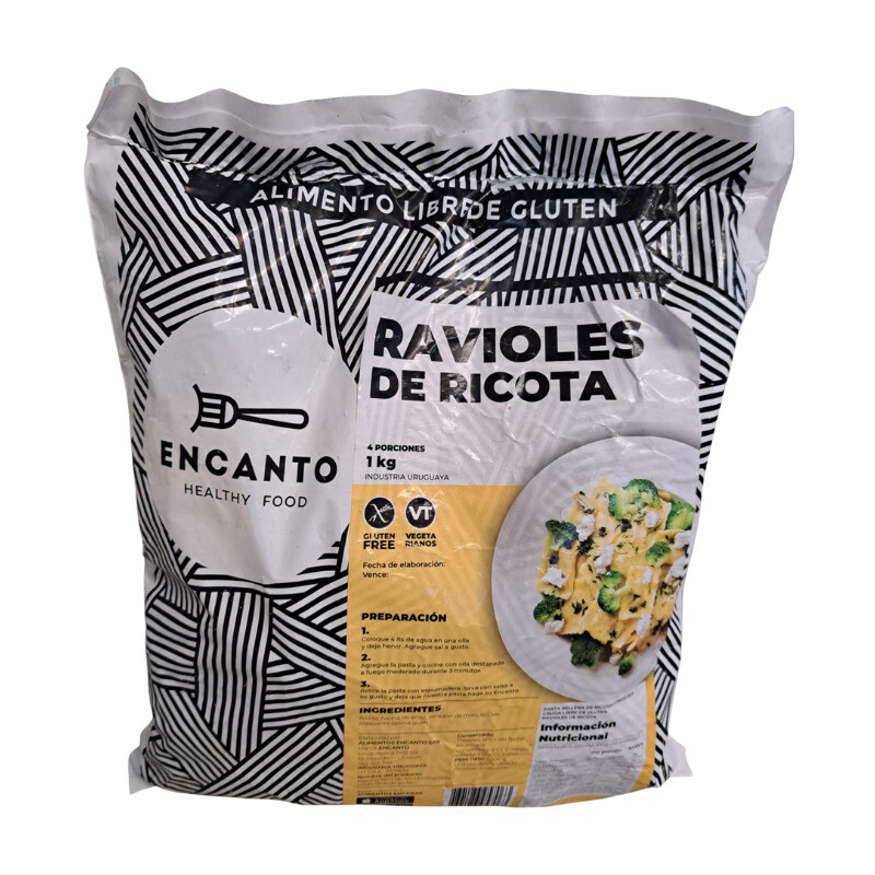 Ravioles de ricotta Encanto - 1 kg Ravioles de ricotta Encanto - 1 kg