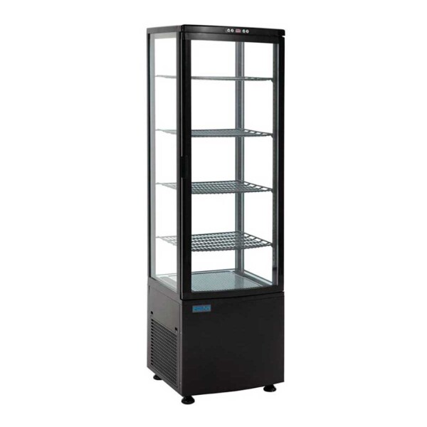 Vitrina refrigerada 4 caras vidrio 235 lts Kuma Vitrina refrigerada 4 caras vidrio 235 lts Kuma