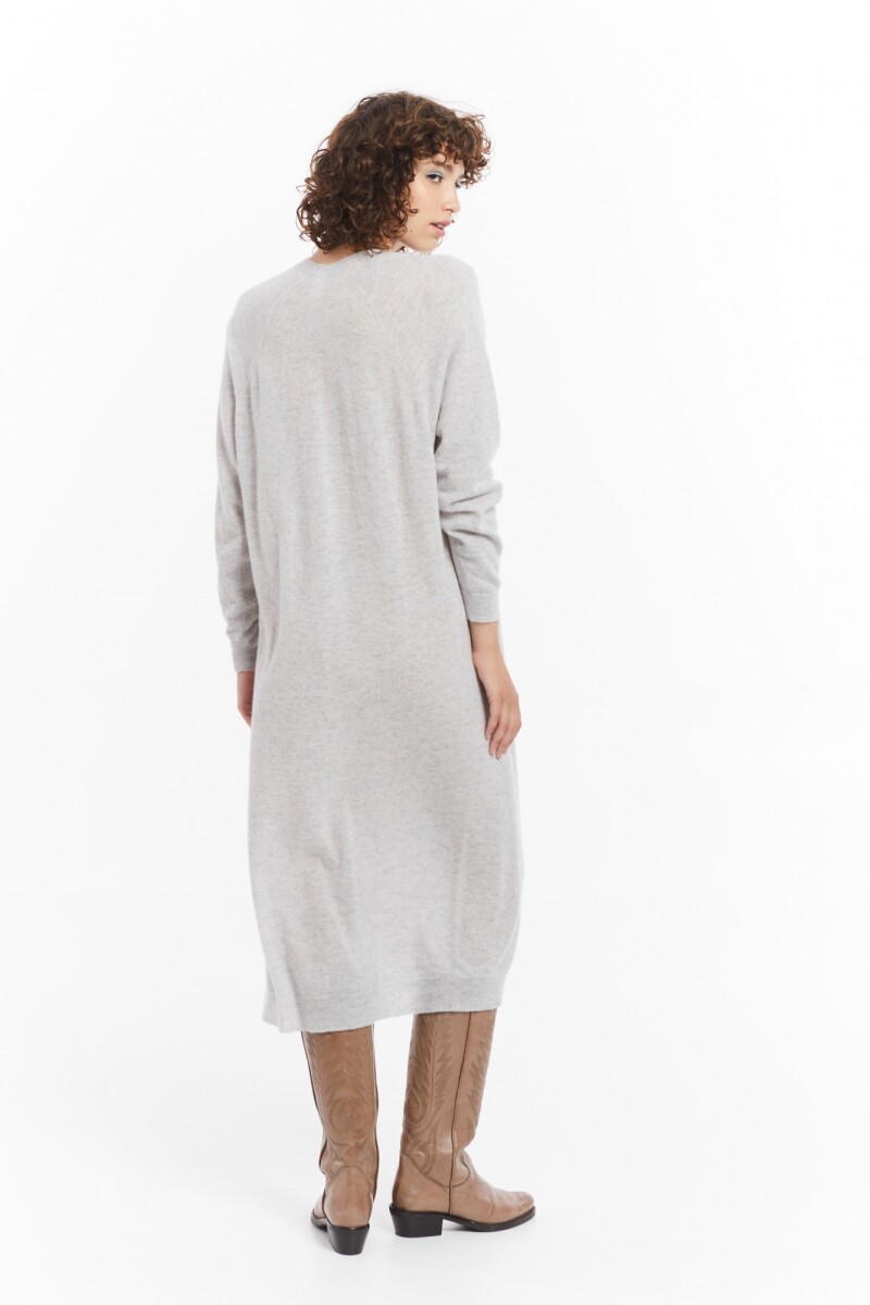 KNIT DRESS Gris