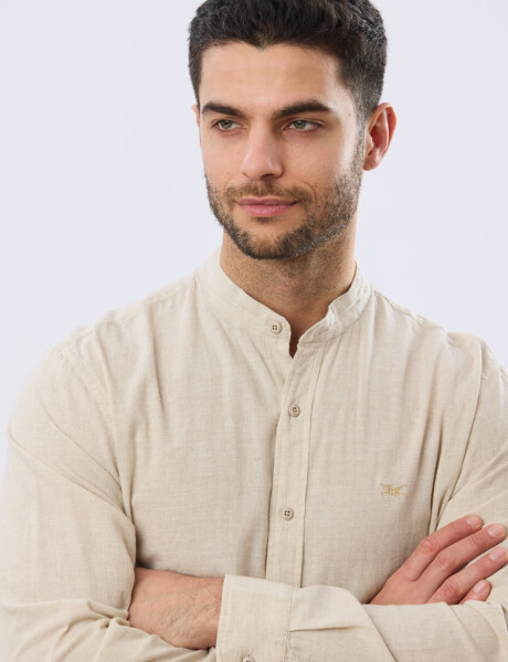 CAMISA LINO CUELLO MAO Arena