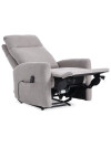 Sillón de masaje VONSILD 1 cuerpo tela gris claro Sillón de masaje VONSILD 1 cuerpo tela gris claro