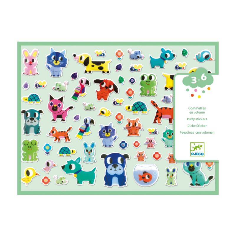 Stickers My Little friends Djeco Stickers My Little friends Djeco