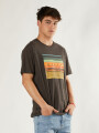 T-SHIRT GUILLE RUSTY Gris Oscuro