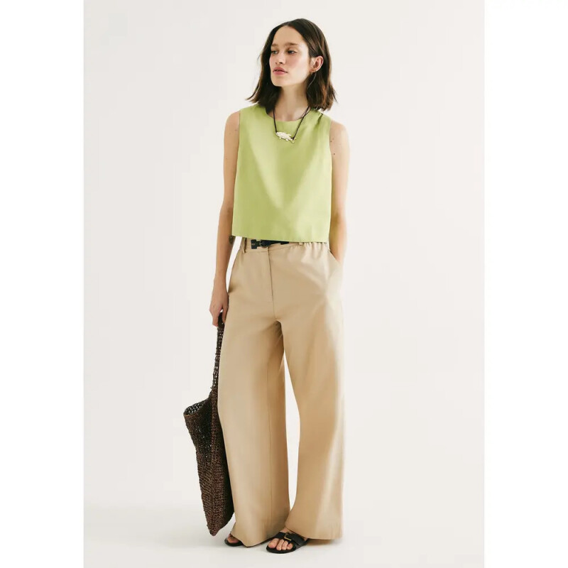 CAMISETA REGATA FEM VERDE CLARO