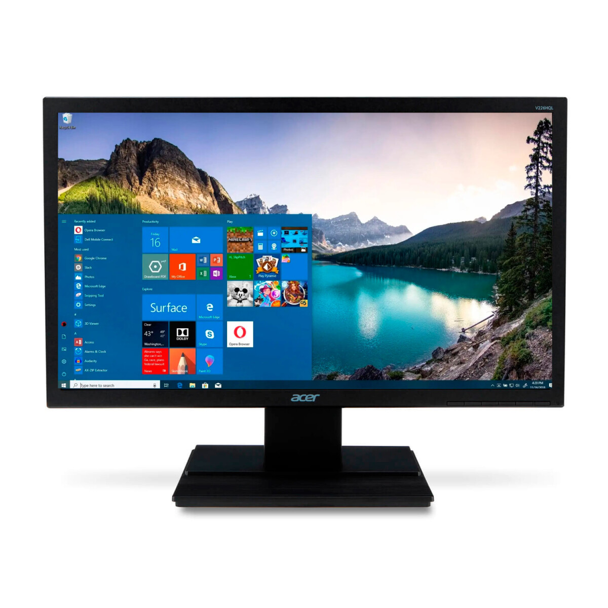 Monitor Acer V6 Series V226hql H Lcd De 21.5" - MONITOR ACER 22 V226HQL HBI 