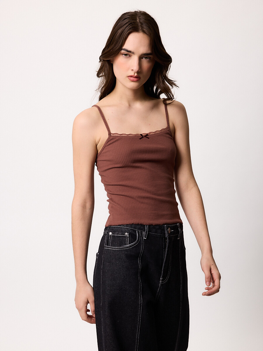 MUSCULOSA ANTERI DIXIE - Tabaco 