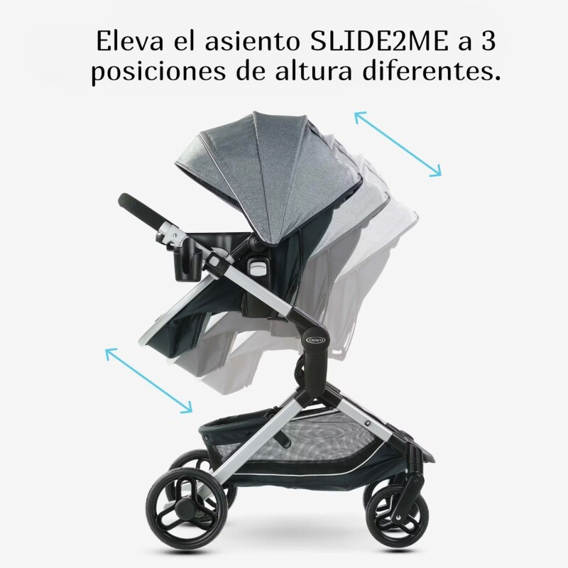 Travel System MODES NEST DLX asiento 2 en 1 con babysilla y base Travel System MODES NEST DLX asiento 2 en 1 con babysilla y base